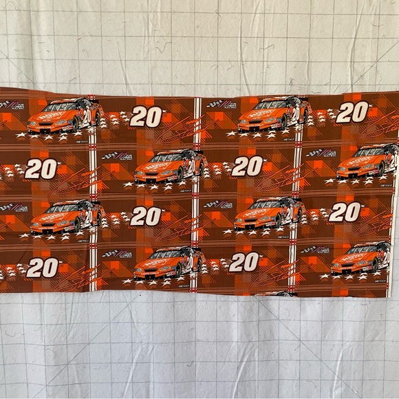 NASCAR 20 Joe Gibbs Racing Fabric Large Scrap 2003 - Picture 2 of 2